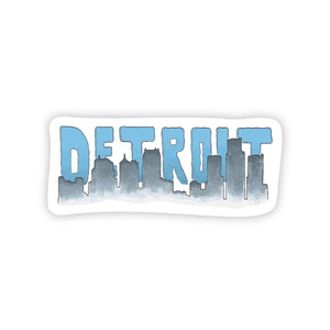 Detroit Silhouette Sticker