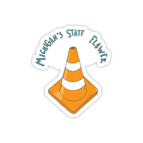 state flower traffic cone