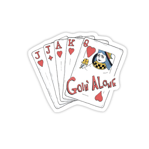 going alone euchre